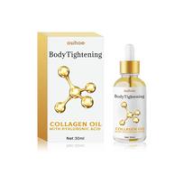 Kolageną stangrinantis kūno aliejus pilvui, šlaunims, kūno riebalų degintojas, anticeliulitinis, svorio metimui, stangrinantis, liekninantis, masažinis eterinis aliejus 30ml Boxed