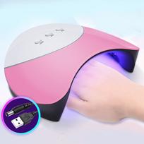 Profesionali 36W nagų lempa UV LED lakui džiovinti, su USB laidu, pedikiūro džiovintuvas balta