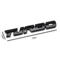 Metalinė Turbo logotipas lipdukas Automobilio stiliaus Viso kėbulo apdaila ir lipdukai Išorės raidė Galinės bagažinės emblema Motociklo lenktynėms