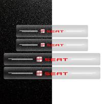 Automobilio slenksčio lipdukas Atsparus įbrėžimams Skaidrus plėvelės apsauginis SEAT Leon FR 5 6 Alhambra MK3 MII Altea 5F Ibiza Toledo Cordoba 4pcs