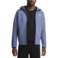 Nike Inter Milan Tech Fleece Windrunner striukė su siuvinėtu logotipu Vyriška striukė Diffused-Blue Black Lyon-Blue FV6666-491 XL