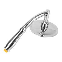 Large Round Big Rainfall Sprayer High Pressure Adjustable Dual Use Hand Held/Top Shower Head 6 Inch High Pressure 360 Degree 1 pc