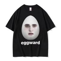 Karštas Saulėlydžio Eggward Juokingas Mėmas T-shirt Edwardas Cullen Parodija Humoras T-shirt Vyrams Moterims Laisvalaikio Medvilniniai Trumpomis Rankovėmis T-shirt Viršutiniai S juoda