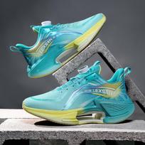 2025 summer ultra-light shock absorption and rebound rotating button running shoes men's and women's versatile wear-resistant and non-slip couple 34