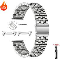 Nerūdijančio plieno dirželis Samsung Galaxy Watch 8 40mm 44mm 8 Classic 46mm Galaxy Ultra 47mm 2025 Juosta Metalinė apyrankė Watch 8 Classic 46mm