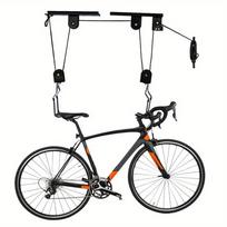 1PC Garage Ceiling Storage Lift-Adjustable Indoor Garage Kayak and Bike Hoist System, Wall/ Ceiling Mountain Bike Hanging Rack juoda