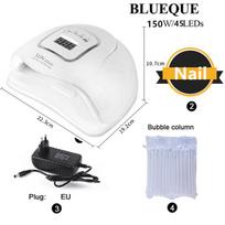 84W UV LED nagų lempa 90W Manikiūro lempa Nagų džiovintuvas 4 REŽIMAI su judesio jutikliu LCD ekranu Jutikliniu jungikliu Gelio kietinimo šviesa