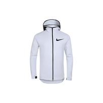 Nike vientisas logotipas su gobtuvu ilgomis rankovėmis striukė Vyriškos striukės Balta 856439-100 M