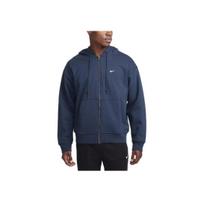 Nike Solo Swoosh Išsiuvinėtas Patogus Laisvalaikio Džemperis Vyriški džemperiai Gilios Jūros Mėlynumo FZ1165-478 2XL