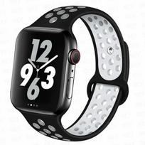 Sportinis dirželis Apple Watch 44mm 40mm 42-38-41mm 45mm su oro skylutėmis, silikoninė apyrankė iWatch Series 8/7 6 SE 5 4 3 Ultra 2 49mm 41mm 40mm 38mm&S-M