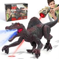 Naujas didelis nuotolinio valdymo dinozaurų Jurassic Park žaislo modelis gali vaikščioti tikroviško garso purškiklis, tinka berniukams ir mergaitėms Vaikų dovanų žaislas raudona