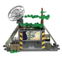 MOC Karinė Kamufliažinė Palapinė Karo Metu Komandos Centras Minifigūrėlės Konstruktoriaus Kaladėlės Stovykla Karo Scenos Priedai Kaladėlės Žaislai Berniukams Dovana