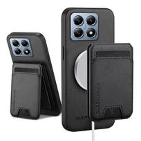 Piniginė Kortelių Laikiklis Dėklas Xiaomi Mi 14T 13T 12T 11T Pro Magnetinis Dangtelis Odinis Mag-safe Laikiklis Korpusas Minkštas Galinis Dangtelis Telefonui Fundas for Xiaomi 11T juoda