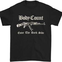 Body Count Men's Enter The Dark Side Slim-Fit T-Shirt Black  Licensed Control Industry Merchandise S juoda