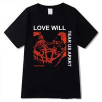 Vyriškas marškinėlis Lil Peep Peep Love Will Tear Us Apart Spausdinimas Perd Marškinėlis Hip Hop Marškinėliai Streetwear Atsitiktiniai Viršutiniai Drabužiai Unisex#Spalva S juoda