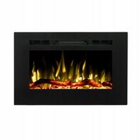 Elektrinis Led židinys Majestic 26, juodas, 66cm, su šildymo funkcija