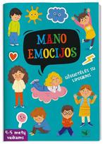Mano emocijos. Užduotėlės su lipdukais 4-5 metų vaikams