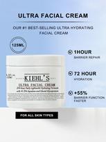 Kiehl's Ultra Facial Cream | 24H Hydrating, 4.5% Squalane 125ml (Versions Random) 125ml