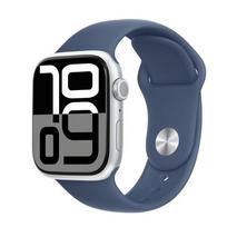 Apple Watch Series 10 GPS 42/46MM Aliuminio ciferblatas su silikoniniu sportiniu dirželiu 42MM sidabras