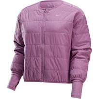 Nike Therma-Fit Swift Lengvas ilgomis rankovėmis be gobtuvo bėgimo striukė Moteriška striukė Pilka Violetinė Raudona FB7512-523 L