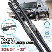 Tinka Toyota Land Cruiser 2008-2020 Valytuvai 24 coliai + 22 coliai Valytuvo ašmenys Valytuvas Valytuvas Toyota Land Cruiser 2008-2020 24 + 22