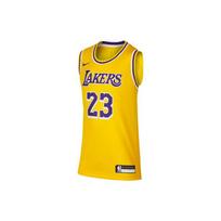 Nike Vaikų Krepšinio Marškinėliai Greitai Džiūstantis Sportinis Tankas Los Angeles Lakers Geltonas Vaikų Marškinėliai AA4326-728 XL
