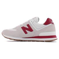 New Balance 574 Balti Raudoni Gumos Padai Sportbačiai ML574TE2 40