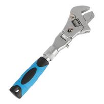 Reguliuojamas sukimo momento raktas Rankinis įrankis Skriemulio raktas 5 viename Namų priežiūra 180 laipsnių sulankstomas veržliaraktis Reketinis raktas 10 colių 1 pc gray