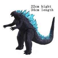 Godzilla Figūrėlės King Dovana iš Monstrų Žaislai Godzilla Modelis Minkšti klijai Judantys sąnariai Veiksmo Figūrėlės Vaikams Žaislai Dovanos 22cm