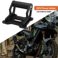 Cfmoto 450Mt 450 Mt 2024 2025 Motociklo Priedas Cnc Aliuminio Gps Telefono Laikiklis Stovas Navigacijos Prailginimo Laikiklis juoda