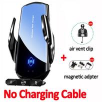 100 W belaidžio įkroviklio automobilinio telefono laikiklis Greitas įkrovimas iPhone 14 13 X Pro Xiaomi Samsung Auto Magnetic Car Wireless NO Cable Black
