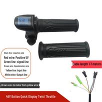Universal Throttle Handle for 48V Electric Folding Bikes with Small Display