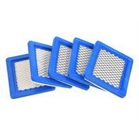 5 vnt. 491588S oro filtras, pakeičiamasis Briggs Stratton 491588 4915885 plokščiam OEM oro valytuvui mėlyna