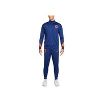 Nike Nyderlandai Strike Sportinis kostiumas Patogus sportinis laisvalaikio futbolo komplektas Vyriškas Sportinis kostiumas Mėlynas Oranžinis FJ2345-455 L