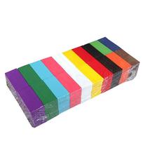 100 vnt Domino medinio bokšto statybiniai blokeliai žaisliniai vaivorykštės spalvos ankstyvojo intelekto ugdymo blokai 100Pcs/lot
