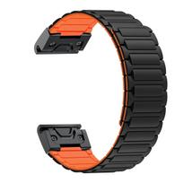 26 mm magnetinis silikoninis dirželis Garmin Band Fenix 8 51 mm 7X 7 Pro Fenix 6X 5X 5Plus Tactix 7 Enduro 3 kilpos Descent mk1 apyrankė Garmin Enduro3 2