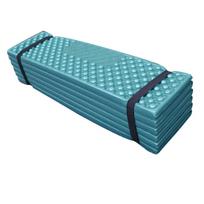 Sulankstomas miegui skirtas kilimėlis Minkštas PVC sutirštintas dvigubas kiaušinių dėžės miegui skirtas kilimėlis, skirtas tamsaus lauko stovyklavimui 186x57 juoda/žalia