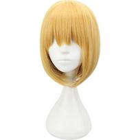 Death Note M Mihael Keehl Trumpi Geltoni Karščiui Atsparūs Plaukai Perukai Cosplay Kostiumo Perukai + Peruko Kepuraitė auksas