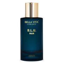 Bella Vita Luxury BLU Man Eau De Parfum kvepalai vyrams su citrina, obuoliu, muskusu