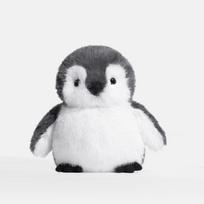 Namų dekoras Iškamšintas gyvūnas Pingvinas Pliušinis žaislas Poliarinis gyvūnas Minkštas pliušinis žaislas Iškamšytas pingvinas Animacinis filmas Kawaii Pingvino lėlė Gimtadienio dovana balta