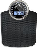 "Adamson Hybrid" + "2-in-1" skaitmeninės ir analoginės kūno svarstyklės iki 180 kg + storas grūdintas stiklas + ypač didelis ekranas + lengvai skaitomos skaitmeninės vonios kambario svarstyklės + juoda matrica