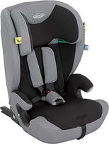 "Graco Energi™ i-Size R129" vaikiška kėdutė, nukreipta į priekį nuo 15 mėnesių iki maždaug 12 metų (76-150 cm), 5 taškų saugos diržų sistema, ISOFIX ir tvirtinimo diržas, montuojama su transporto priemonės diržu, pilka/juoda, Meteor