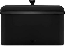 "Tower" T826136BLK "Sera" duonos kepimo dėžė iš nerūdijančio plieno su juodu ir rūkytu apvadu