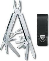 Daugiafunkcinis įrankis "Victorinox Swiss Tool" (28 funkcijos, laikiklis, labai tvirtas)