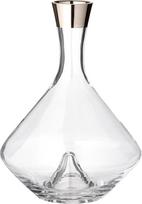 EDZARD Frederick Carafe dekanteris vynui iš rankomis pūsto krištolo stiklo su platininiu apvadu, 27 cm aukščio, dekanteris raudonajam vynui, 2,1 litro talpos dekanteris