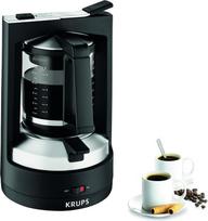 Krups KM 4689 kavos virimo aparatas - kavos virimo aparatai (Įmontuojamas, Mocha, Juodas, Nerūdijantis plienas, Puodelis, Stiklas)