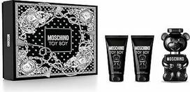Moschino Toy Boy by Moschino for Men - 3 dalių dovanų rinkinys 48ml Eau De Parfum Spray Vonios dušo želė Po skutimosi balzamas