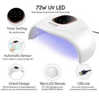VANREESA 72W nagų džiovintuvo LED UV lempos, skirtos gelinio nagų lako džiūvimui USB