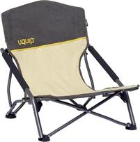Uquip Sandy Boulder Camping Chair, sulankstomas paplūdimio krėslas su 120 kg keliamąja galia, kompaktiškas sulankstomas krėslas, pagamintas iš plieno ir poliesterio, sulankstomas lauko krėslas kempingui, paplūdimiui, žvejybai, sodui