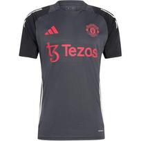 Adidas Tiro 24 Manchester United Sport Performance Training Fashion Comfortable Short Sleeve T-Shirt Men Tops Gray IS8086 XL